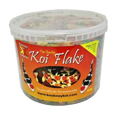 Kockney Koi Koi & Pond Flake 800g | Floating Fish Food