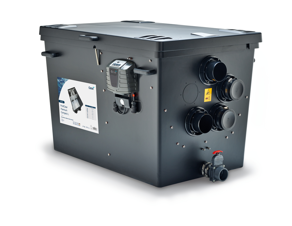 OASE ProfiClear Premium Compact-L Gravity-Fed | Integrated Drum & Bio Filter System