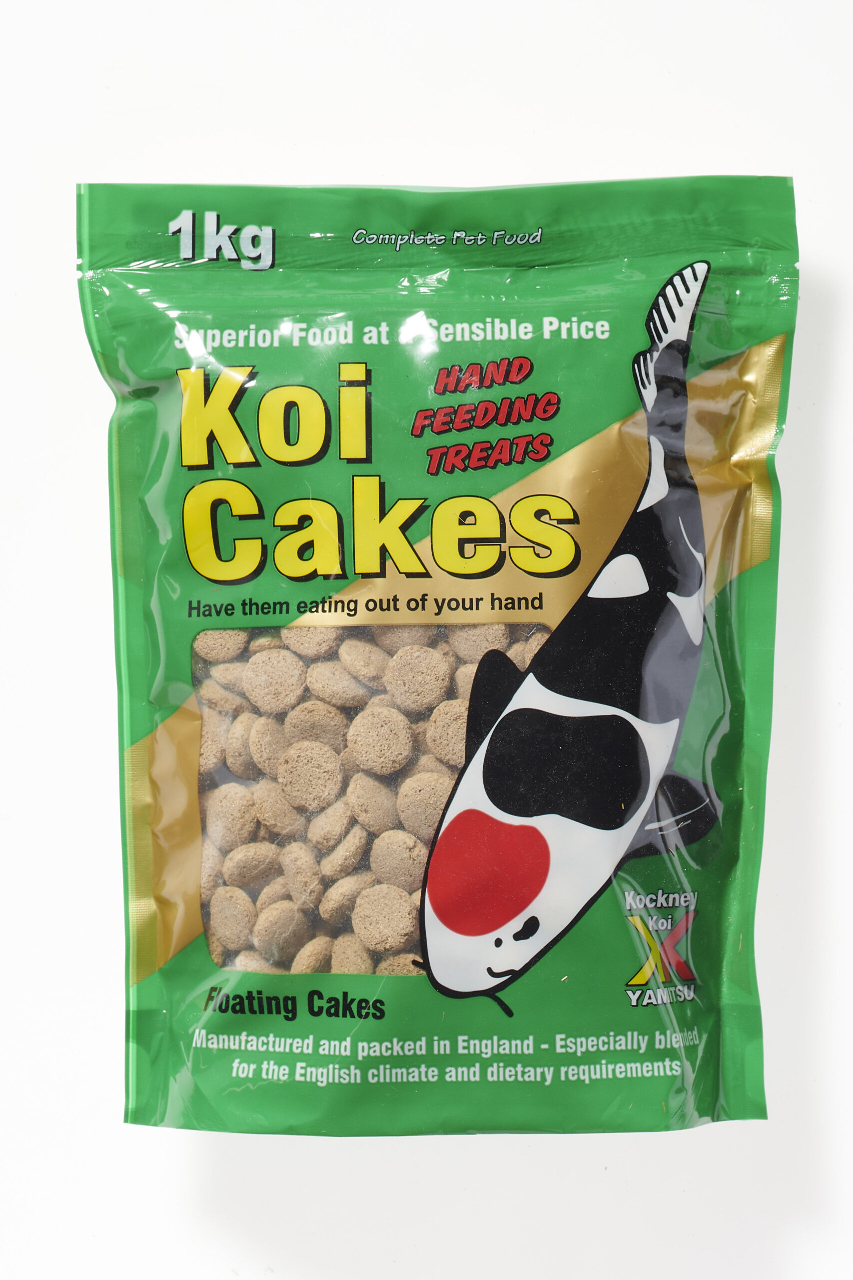 Koi Cakes Hand Feed Treats | Floating Koi Feeding Treats (1kg / 2kg)